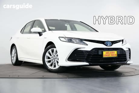 White 2021 Toyota Camry Sedan Ascent