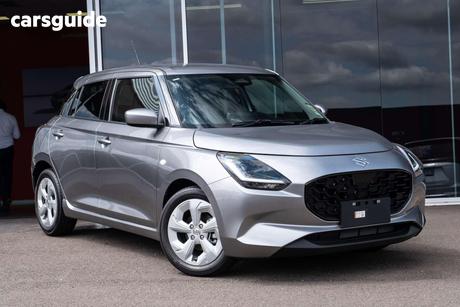 Silver 2025 Suzuki Swift Hatchback Hybrid Plus