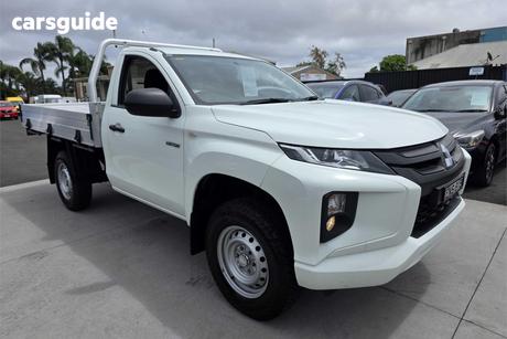 White 2020 Mitsubishi Triton Cab Chassis Glx (4X2)