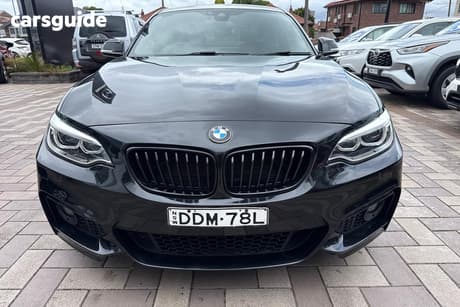 Black 2015 BMW 220I Coupe M Sport