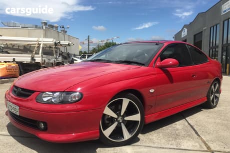 Red 2004 Holden Monaro Coupe Cv8-R