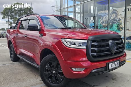 Red 2023 GWM UTE Dual Cab Utility Cannon Vanta (4X4)