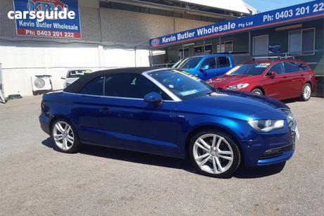 Blue 2014 Audi A3 Cabriolet 1.8 Tfsi Ambition