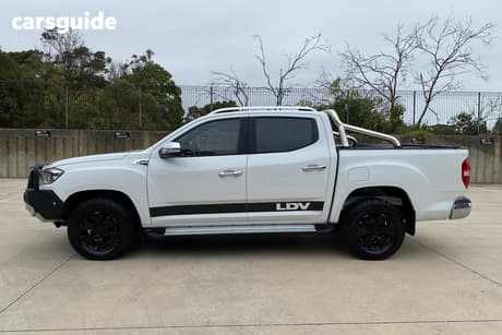 White 2018 LDV T60 Double Cab Utility Luxe (4X4)