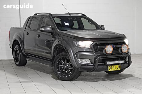 Grey 2018 Ford Ranger Dual Cab Pick-up Wildtrak 3.2 (4X4) (5 Yr)