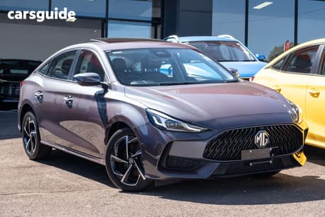 Grey 2025 MG MG5 Sedan Essence