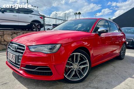 Red 2014 Audi S3 Hatchback Sportback 2.0 Tfsi Quattro