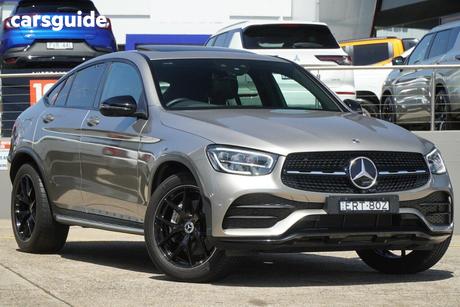 Silver 2021 Mercedes-Benz GLC300 Coupe 4Matic