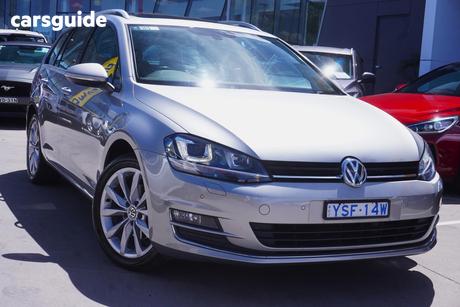 Silver 2017 Volkswagen Golf Wagon 110 Tsi Highline