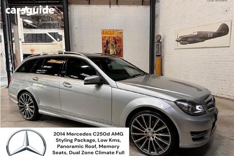 Silver 2014 Mercedes-Benz C250 Sedan Cdi Avantgarde