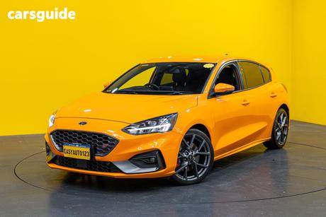 Orange 2020 Ford Focus Hatchback St