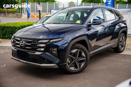 Blue 2025 Hyundai Tucson Wagon Hybrid (Fwd)