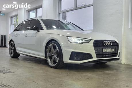 White 2020 Audi A4 Wagon Avant 45 Tfsi Quat S Line Mhev