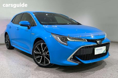 Blue 2019 Toyota Corolla Hatchback Zr (Hybrid)