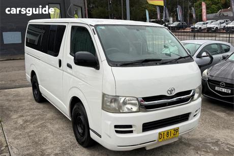 White 2008 Toyota HiAce Van Lwb