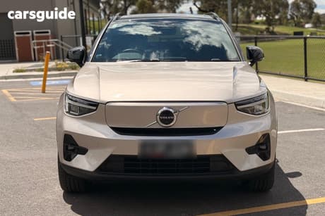 Beige 2022 Volvo XC40 Wagon Recharge Twin Pure Electric