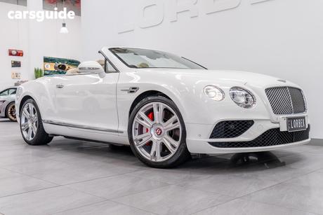 White 2015 Bentley Continental Convertible Gtc V8