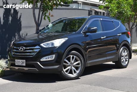 Black 2013 Hyundai Santa FE Wagon Elite Crdi (4X4)