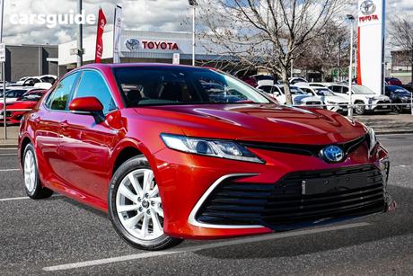 Red 2024 Toyota Camry Sedan Ascent