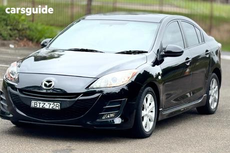 Black 2010 Mazda 3 Sedan Maxx Sport