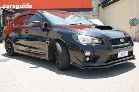 Black 2015 Subaru WRX Sedan Sti Premium