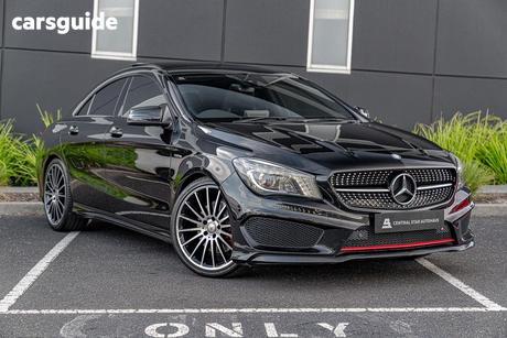 Black 2015 Mercedes-Benz CLA250 Coupe Sport 4Matic