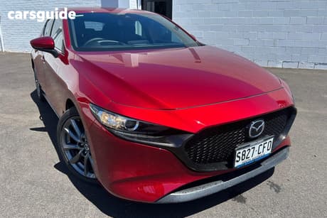 Red 2020 Mazda 3 Hatchback G20 Evolve