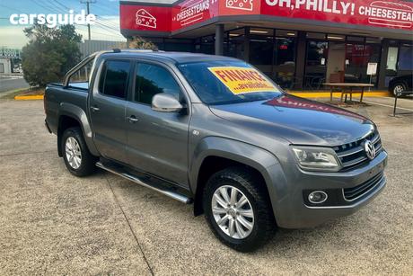 Grey 2016 Volkswagen Amarok Dual Cab Utility Tdi420 Highline (4X4)