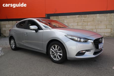 Silver 2018 Mazda 3 Hatchback Neo Sport