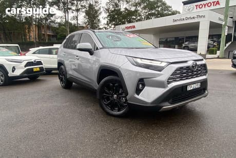 Silver 2025 Toyota RAV4 Wagon Cruiser (2Wd) Hybrid