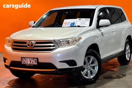 White 2011 Toyota Kluger Wagon Kx-R (Fwd) 7 Seat