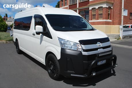 White 2019 Toyota HiAce Van Slwb
