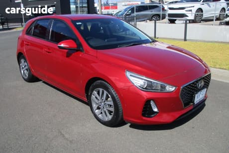 Red 2018 Hyundai I30 Hatchback Active