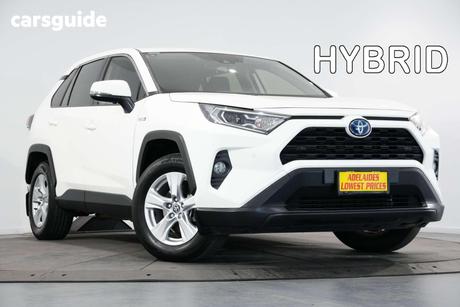 White 2021 Toyota RAV4 Wagon Gx (2Wd) Hybrid
