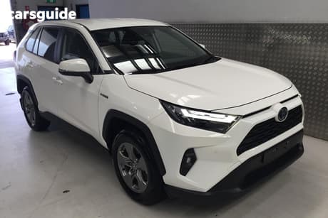 White 2023 Toyota RAV4 Wagon Gx (Awd) Hybrid