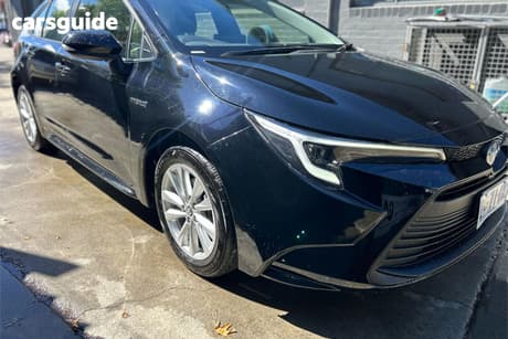 Black 2023 Toyota Corolla Sedan Ascent Sport Hybrid