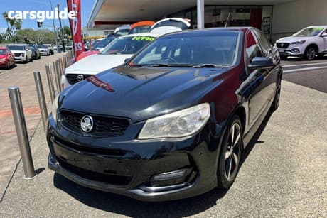 Black 2016 Holden Commodore Sedan Sv6