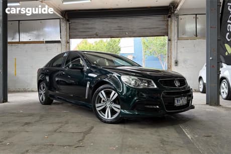 Green 2013 Holden Commodore Sedan Sv6