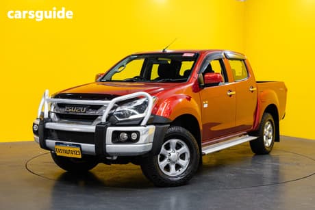 Orange 2018 Isuzu D-MAX Crew Cab Utility Ls-M Hi-Ride (4X4)