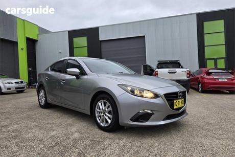 Silver 2014 Mazda 3 Sedan Maxx