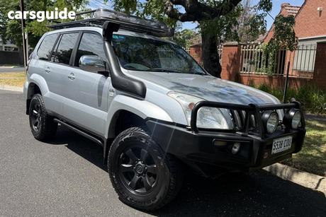 Silver 2009 Toyota Landcruiser Prado Wagon Gxl (4X4)