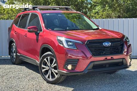 Red 2022 Subaru Forester Wagon 2.5I Premium (Awd)