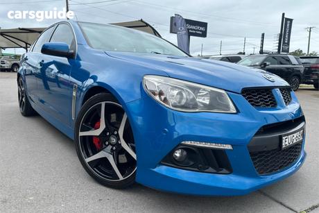 Blue 2013 HSV Clubsport Sedan R8