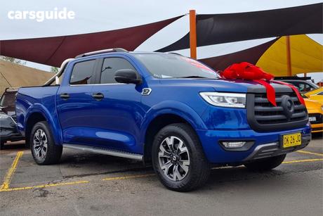 Blue 2021 GWM UTE Dual Cab Utility Cannon-X (4X4)