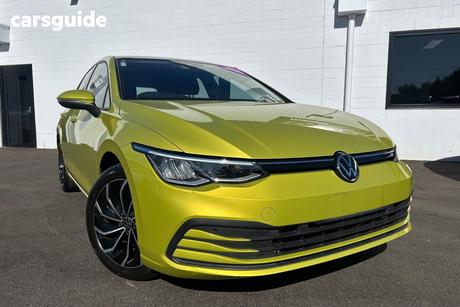 Yellow 2021 Volkswagen Golf Hatchback 110 Tsi Life