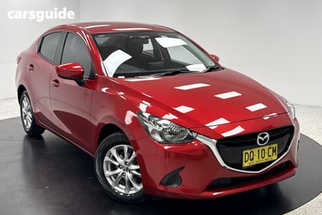 Red 2016 Mazda 2 Hatchback Maxx
