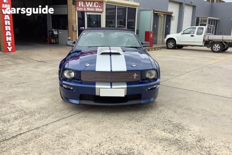 Blue 2007 Ford Mustang Convertible