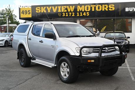 Silver 2012 Mitsubishi Triton Double Cab Utility Glx