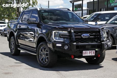 Black 2022 Ford Ranger Double Cab Pick Up Wildtrak 3.0 (4X4)