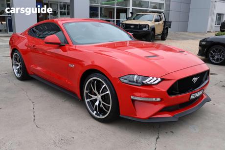 Red 2018 Ford Mustang Coupe Fastback Gt 5.0 V8